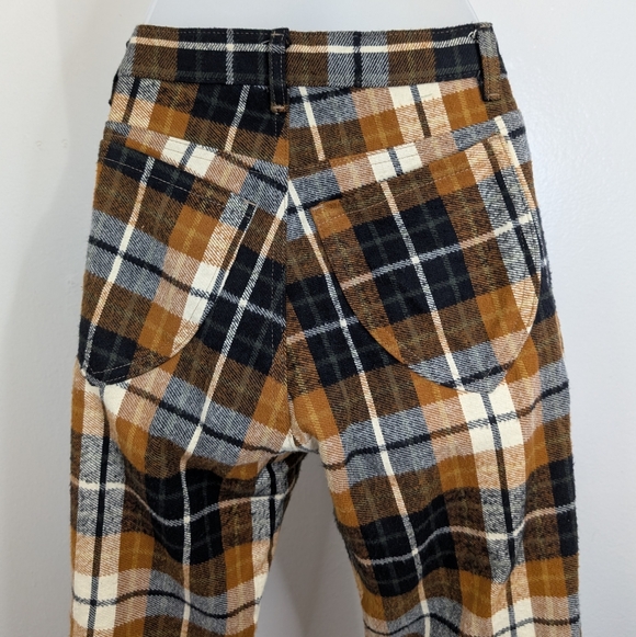Lykke Wullf Plaid Ranch Prairiecore Country Transitional Earthy Pants XS - Picture 8 of 10